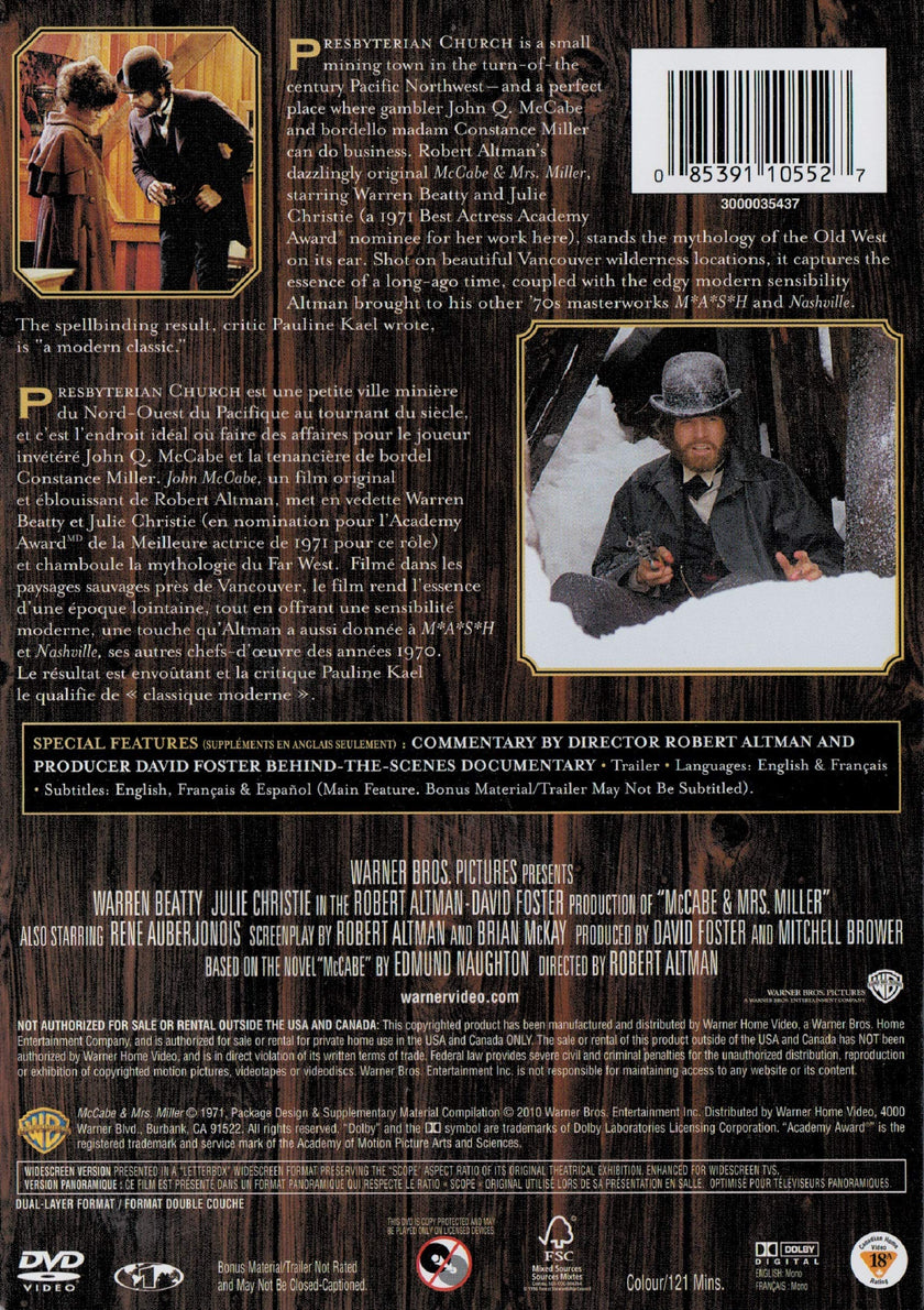 McCabe & Mrs. Miller - DVD (Used)