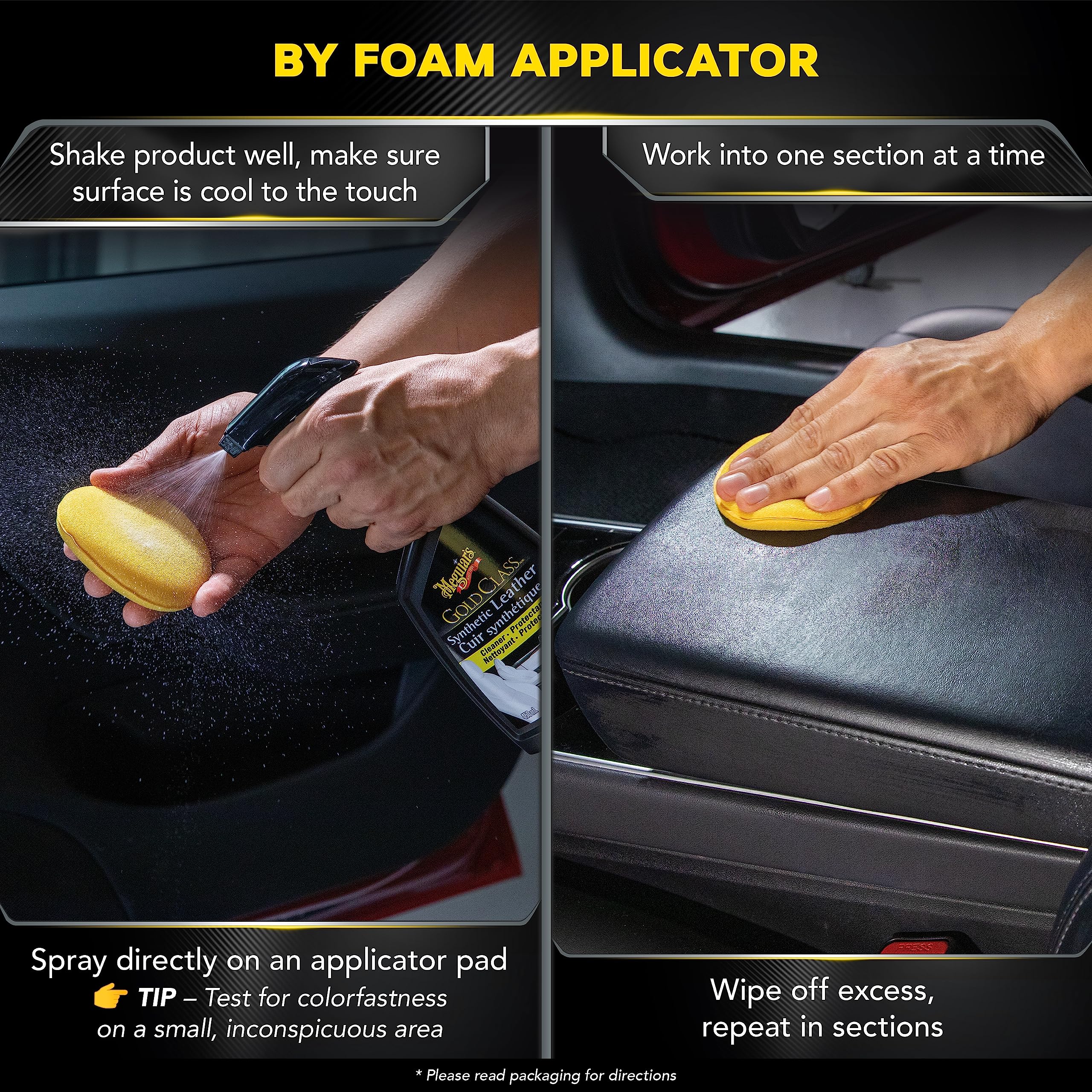 Meguiar's Gold Class Synthetic Leather Cleaner & Conditioner - G230716C - 15.2 oz 🍁 All In One Marketplace Canada