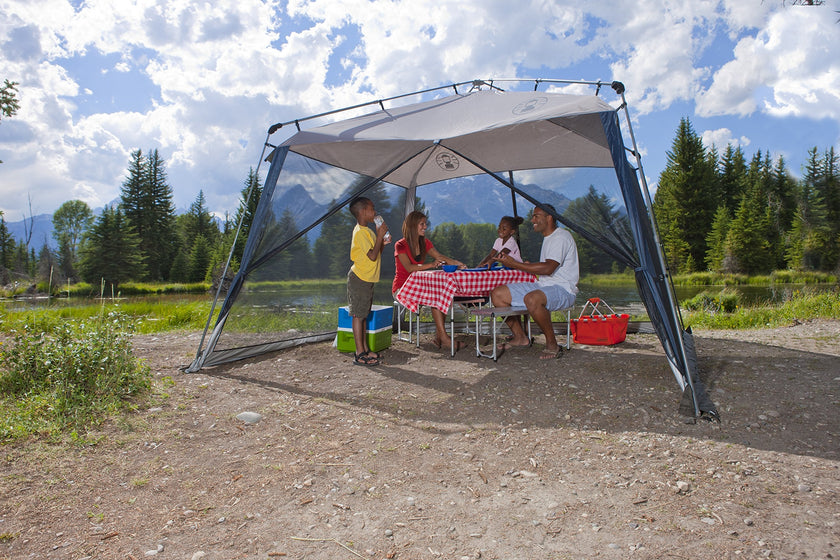 Coleman Screened Canopy Tent with Instant Setup, 11x11ft Portable Screen Shelter with 1-Minute Setup for Bug-Free Lounging, Great for Beach, Yard, Picnic, Park, Camping, & More 🍁 All In One Marketplace Canada