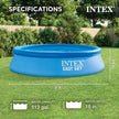 INTEX 28106EH Easy Set Inflatable Swimming Pool: 8ft x 24in – Puncture-Resistant Material – Quick Inflation – 513 Gallon Capacity – 18in Water Depth 🍁 All In One Marketplace Canada