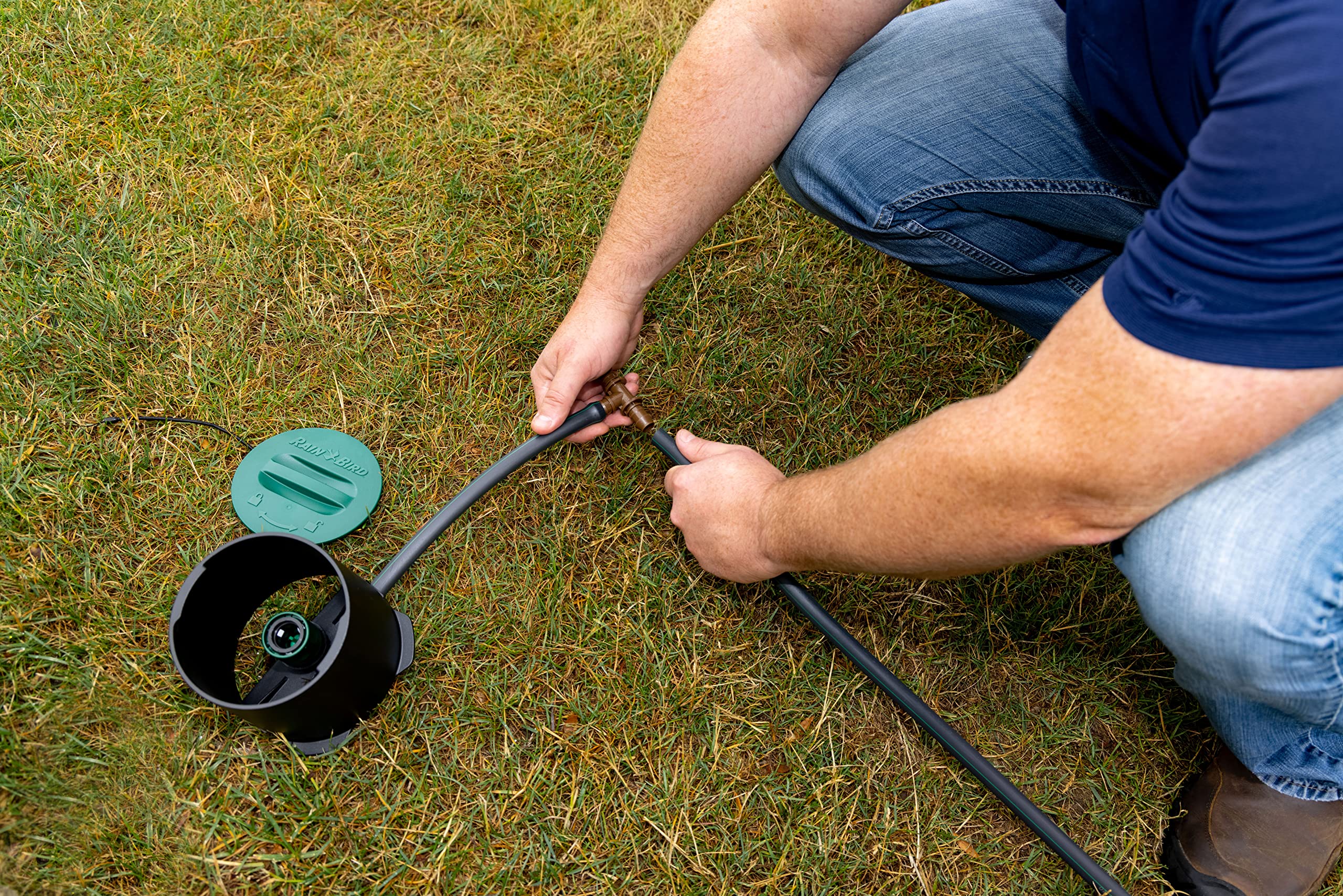 Rain Bird 32HE In-Ground Pro Rotor Pop-up Sprinkler System Kit with Click-N-Go Garden Hose Connection 🍁 All In One Marketplace Canada