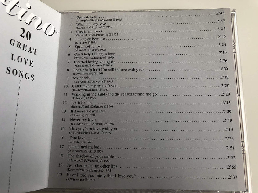20 Great Love Songs