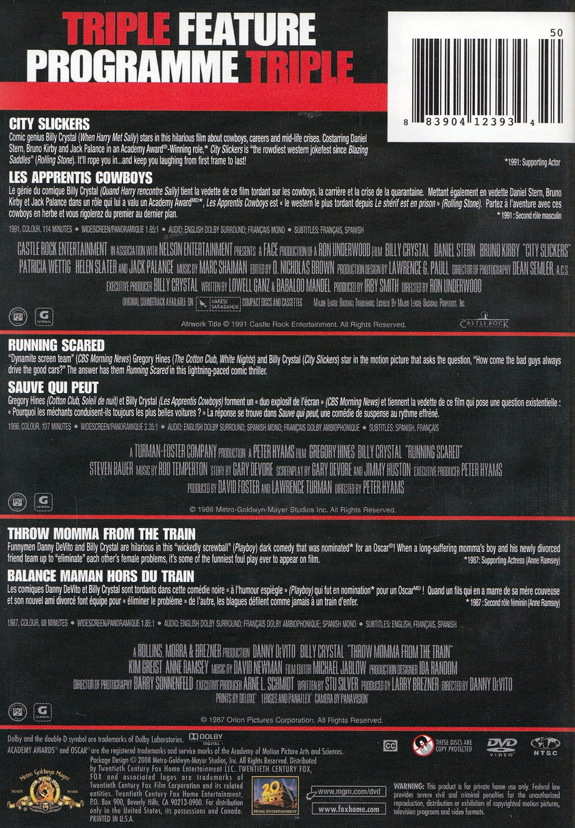 Billy Crystal Triple Feature - DVD