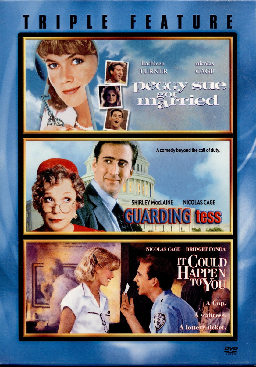 Nicholas Cage Triple Feature Peggy Sue Got Married/Guarding Tess/It Could Happen to You