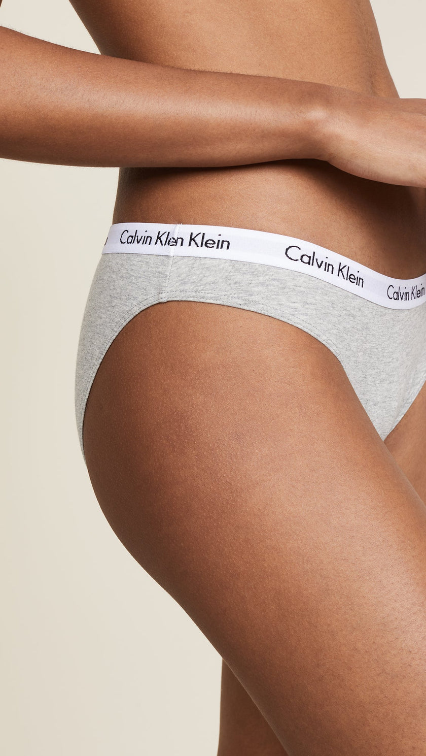 Calvin Klein Women's Carousel Bikini Panty, Black/White/Grey Heather, Small (Pack of 3) 🍁 All In One Marketplace Canada