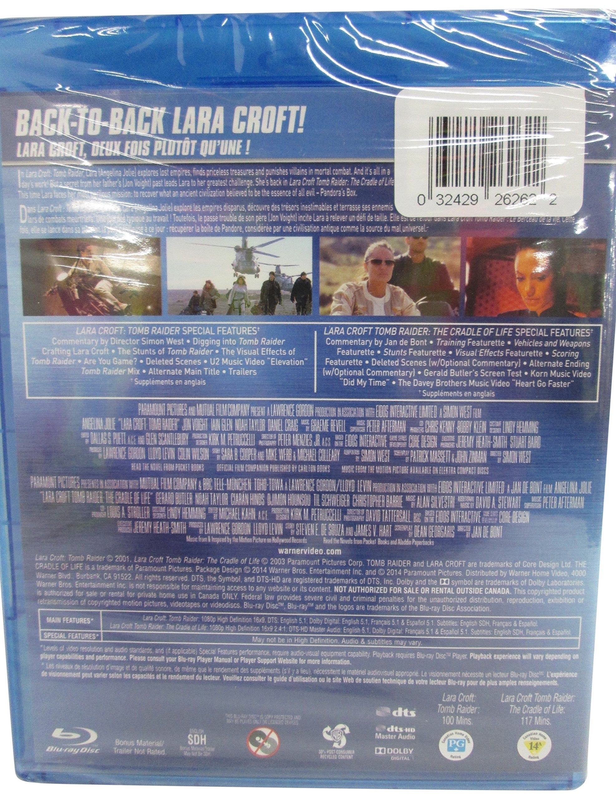 Lara Croft 2 Movie Collection [Blu-ray]