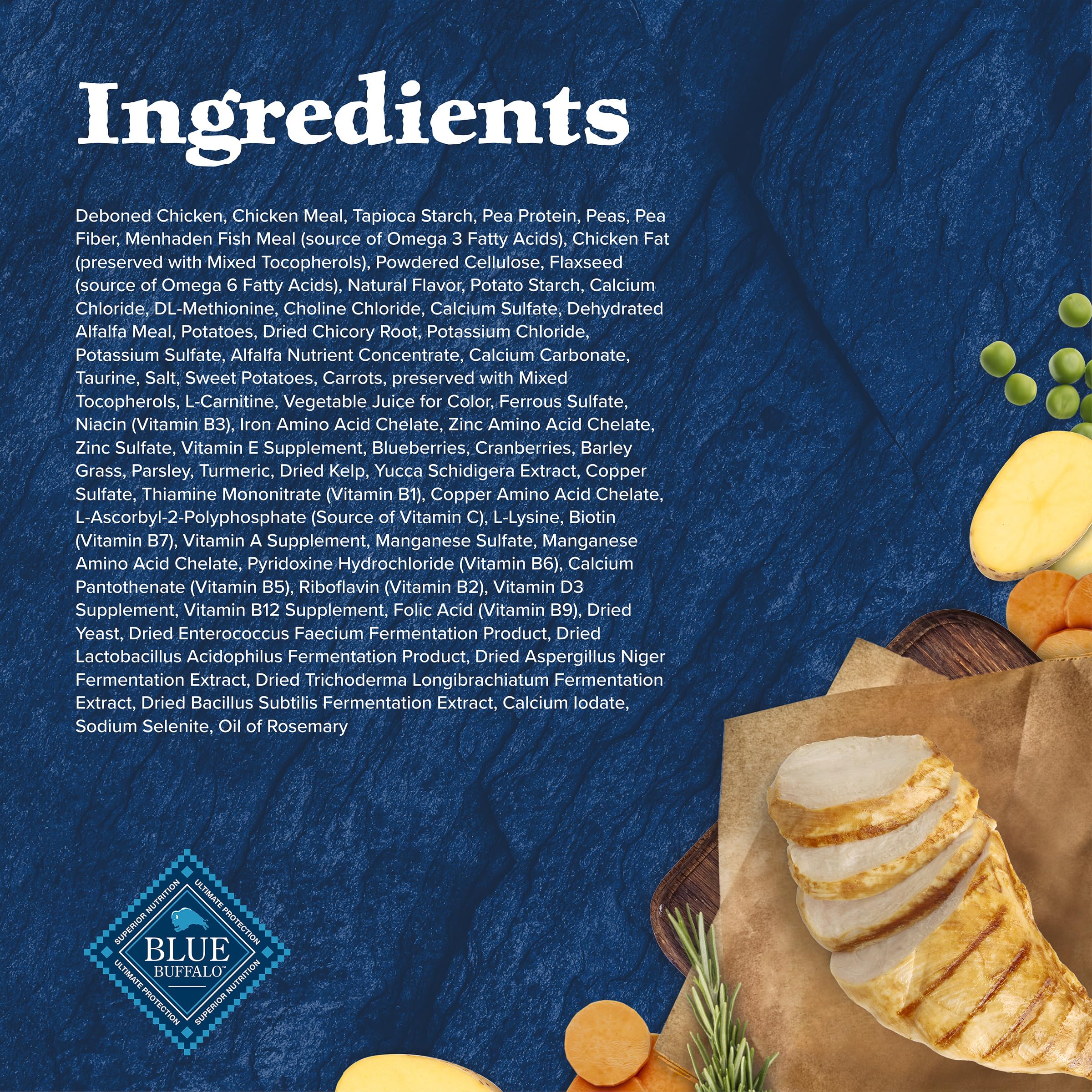 Blue Buffalo Wilderness with Chicken Natural High-Protein Grain-Free Dry Food for Adult Cats, Real Chicken First, Antioxidant-Rich LifeSource Bits Support Immunity, Promotes Strong Muscles, 6 lbs. 🍁 All In One Marketplace Canada