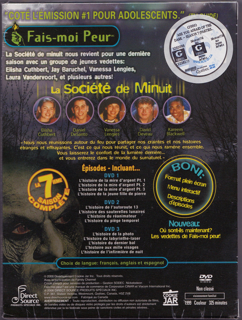 Fais-Moi Peur! : Saison 7 : La Dernière Saison - Are You Afraid of the Dark? : Season 7 : The Last Season (English/French) 2000 (Boxset)