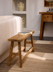 Banc en teck recyclé LEON-90cm