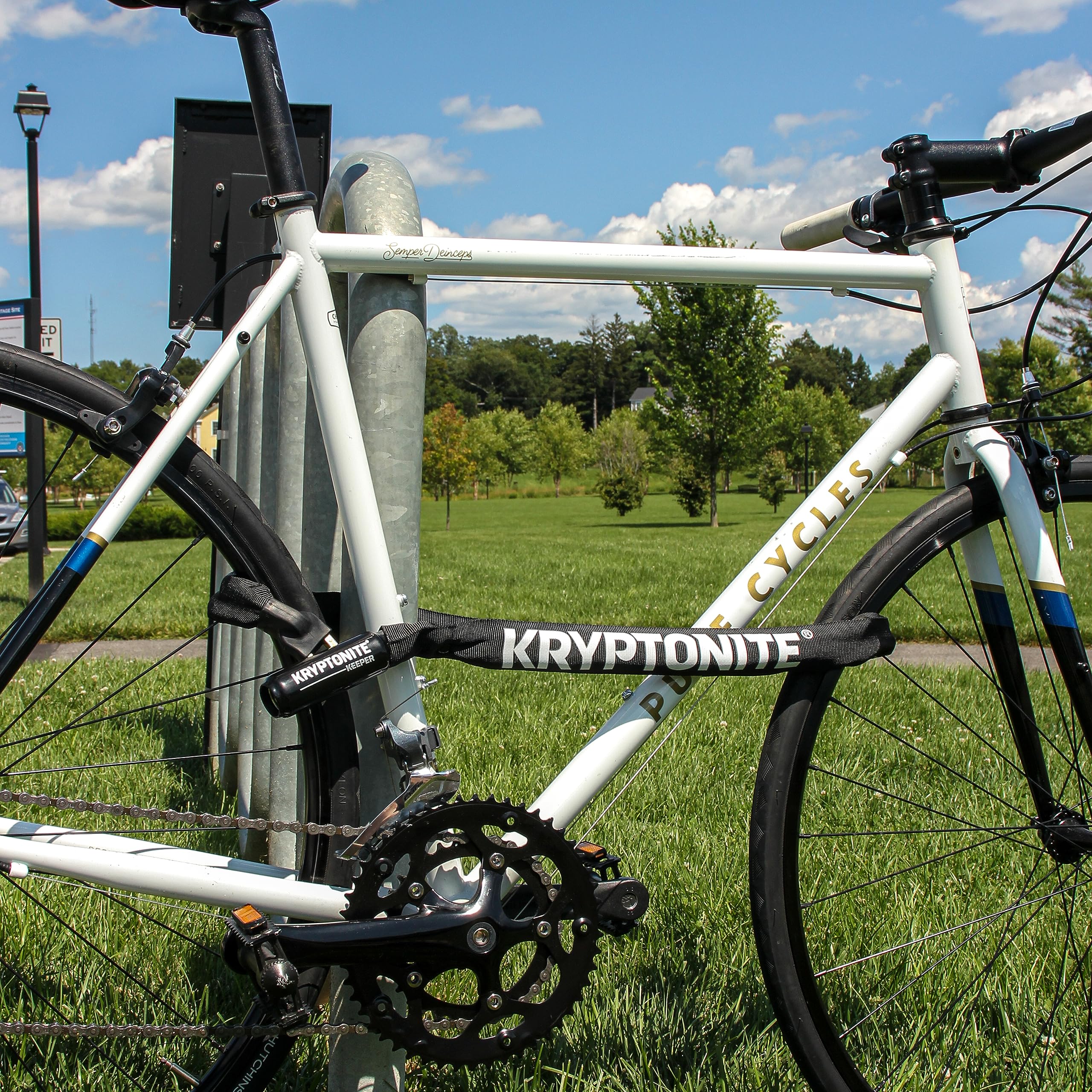 Kryptonite Keeper 712 Integrated Bicycle Chain Lock 48-Inch (120cm) 🍁 All In One Marketplace Canada