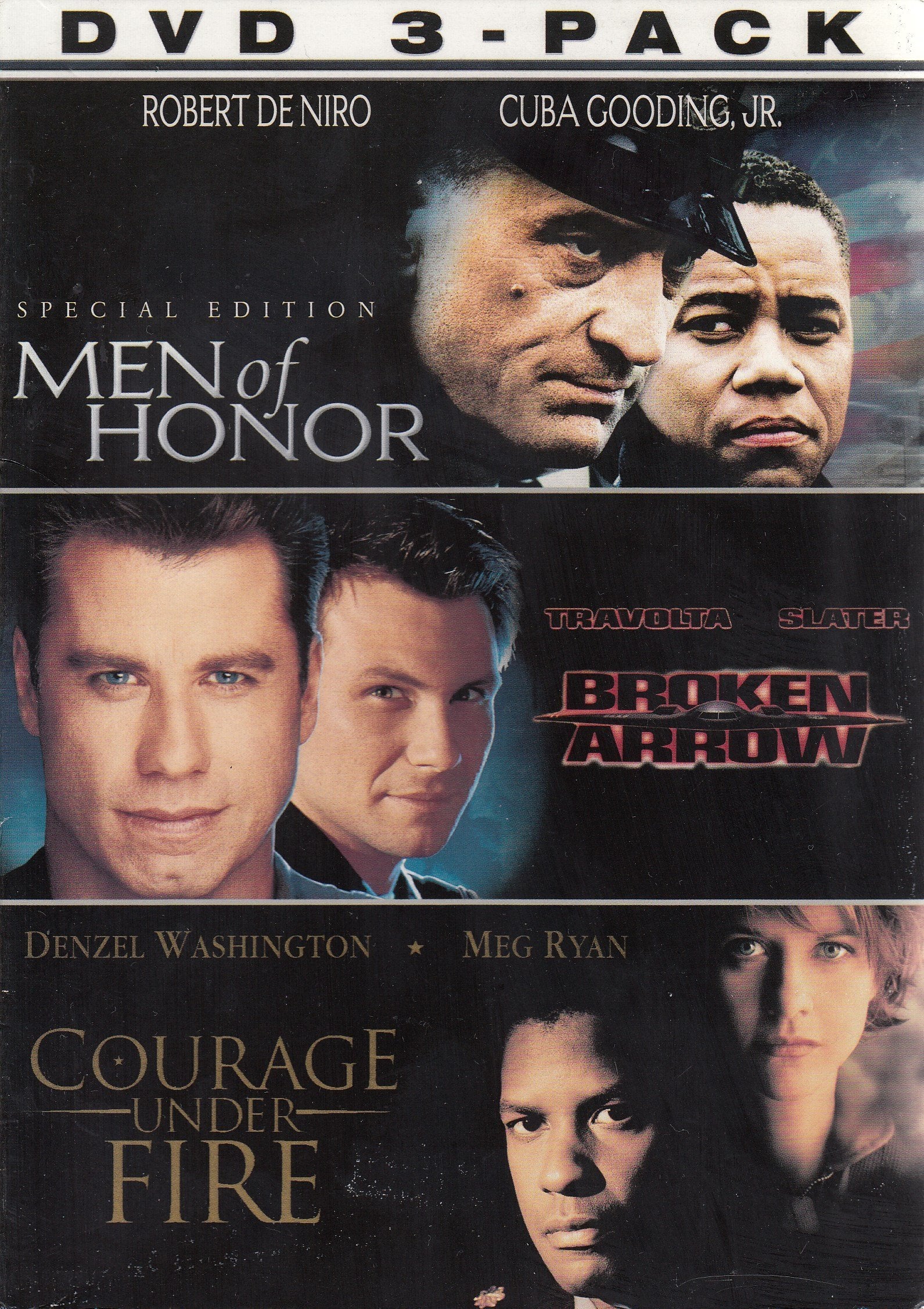 Broken Honor 3 Pack (Men of Honor / Broken Arrow / Courage Under Fire)