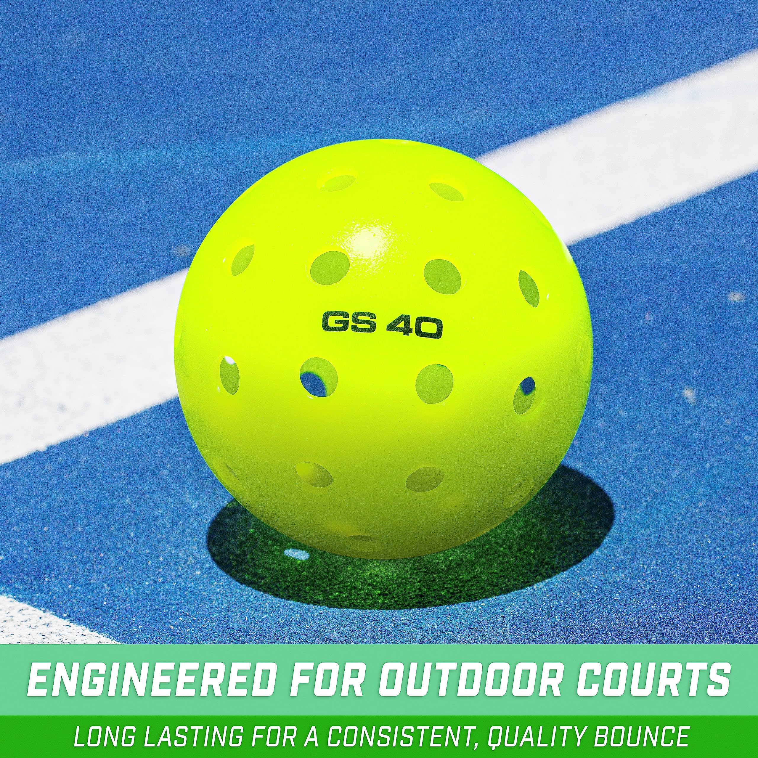GoSports GS 40 Pickleball Balls - 12 Pack of Regulation USAPA Pickleballs 🍁 All In One Marketplace Canada