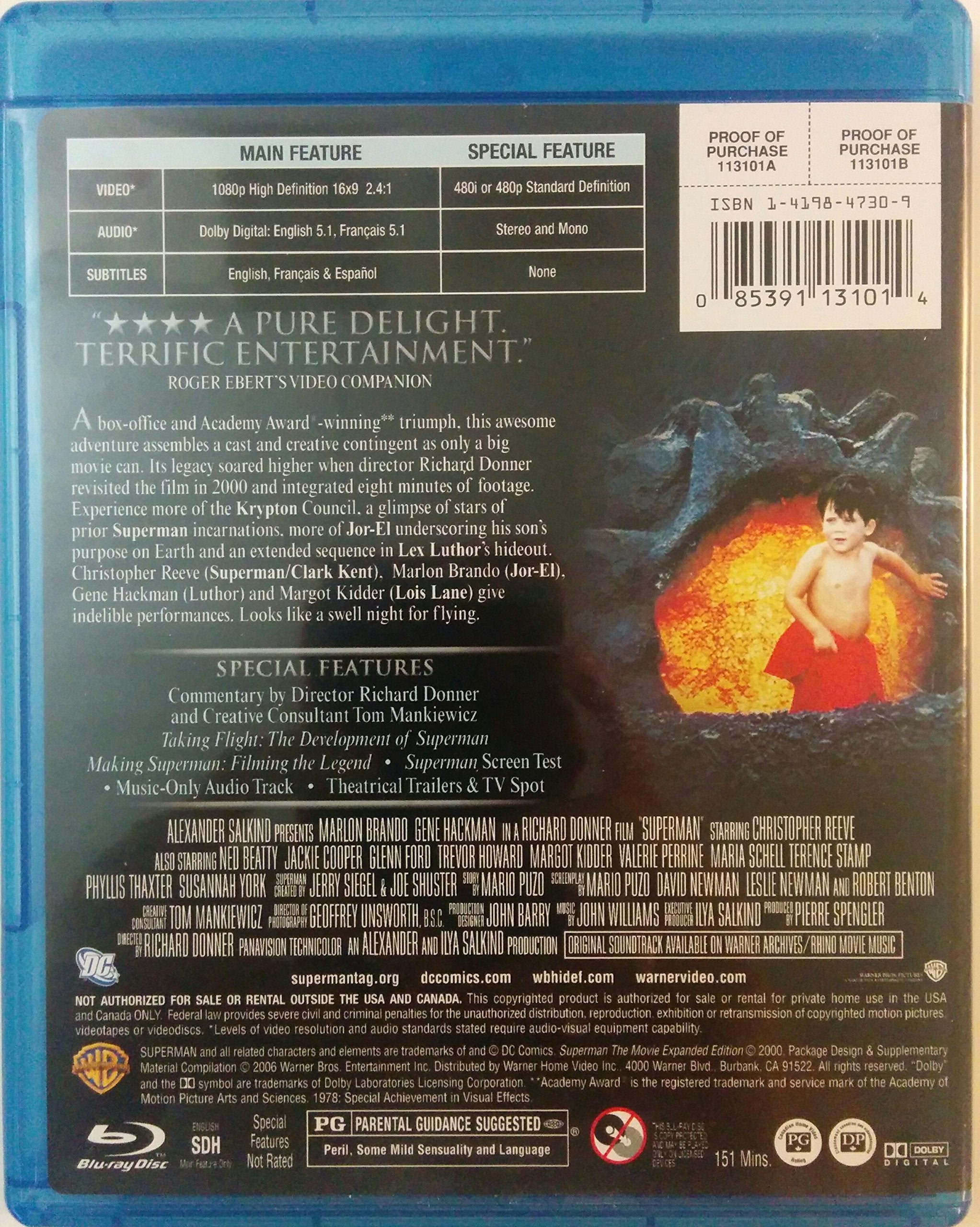 Superman: The Movie - Blu-Ray