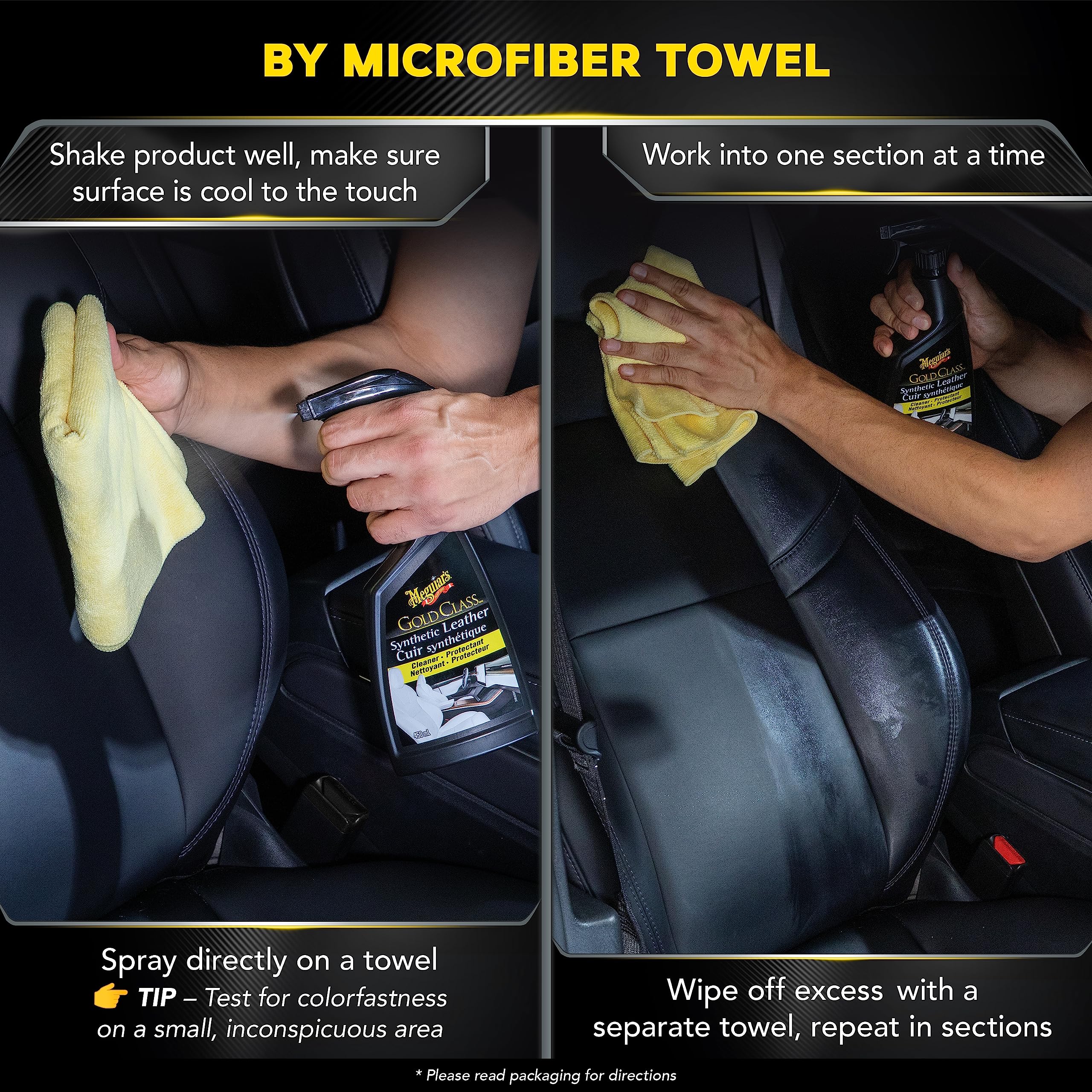 Meguiar's Gold Class Synthetic Leather Cleaner & Conditioner - G230716C - 15.2 oz 🍁 All In One Marketplace Canada
