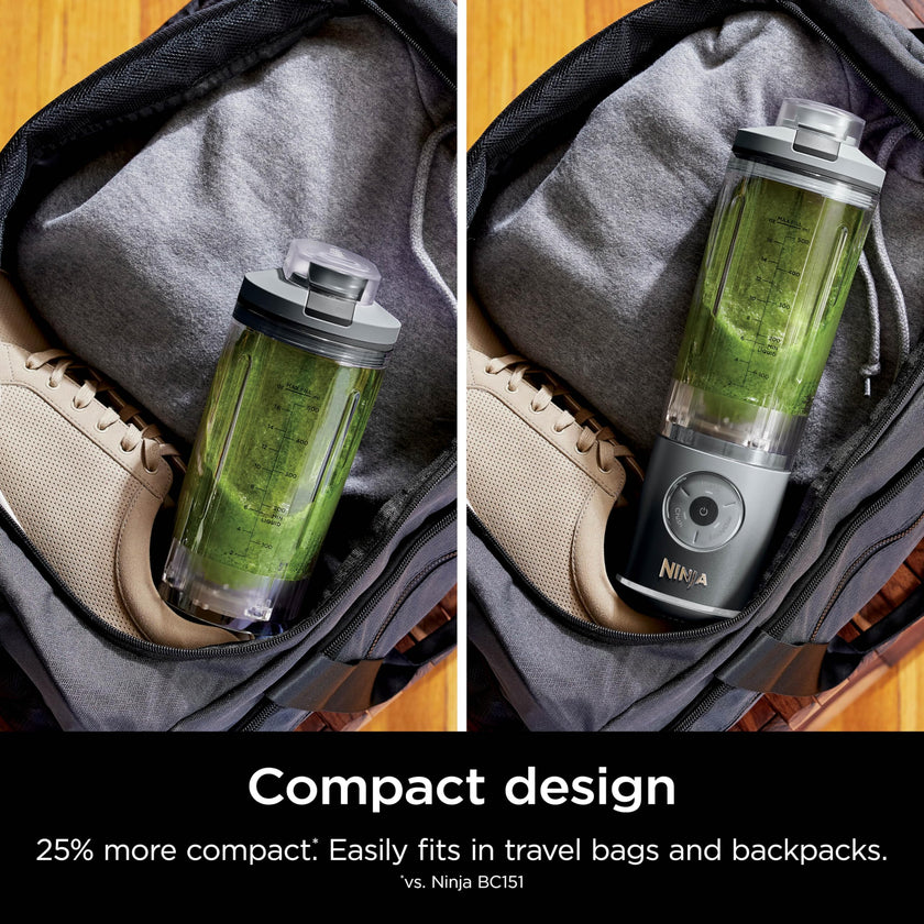 Ninja Blast Max Portable Blender, Twist & Go, 22oz/650mL, Grey, BC251CGY 🍁 All In One Marketplace Canada