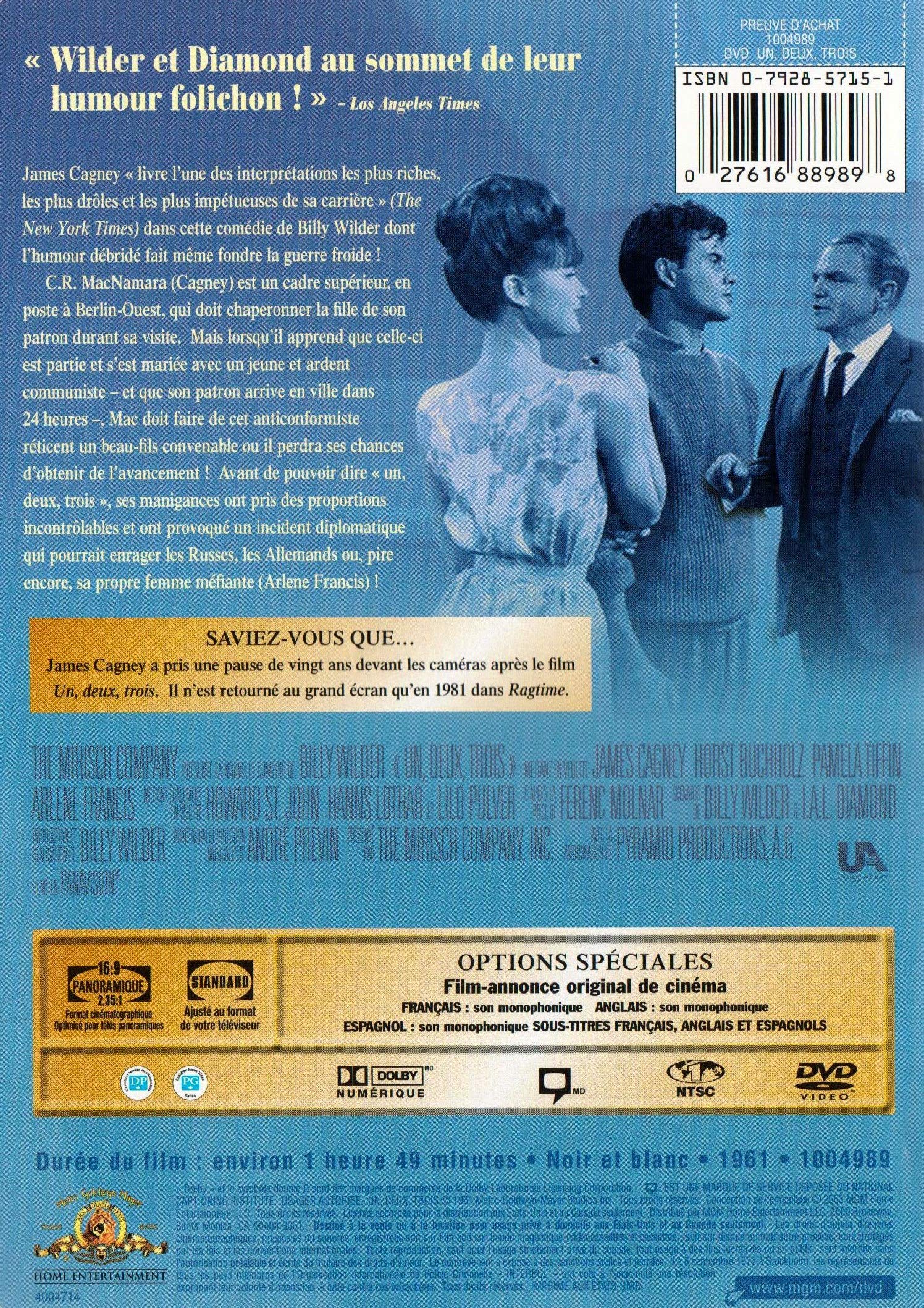 One Two Three - DVD (Used)