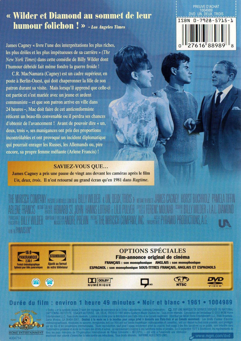 One Two Three - DVD (Used)