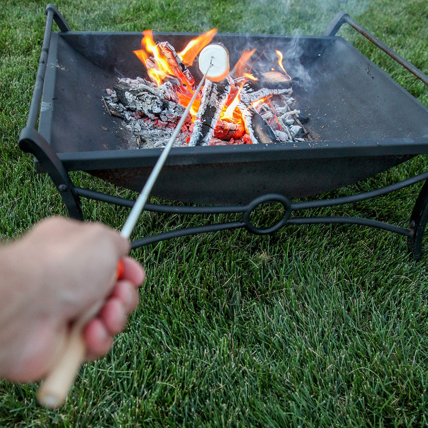 MalloMe Marshmallow Roasting Sticks - Smores Skewers for Fire Pit Kit - Hot Dog Camping Accessories Campfire Marshmellow 32 Inch Long Fork - 5 Pack 🍁 All In One Marketplace Canada