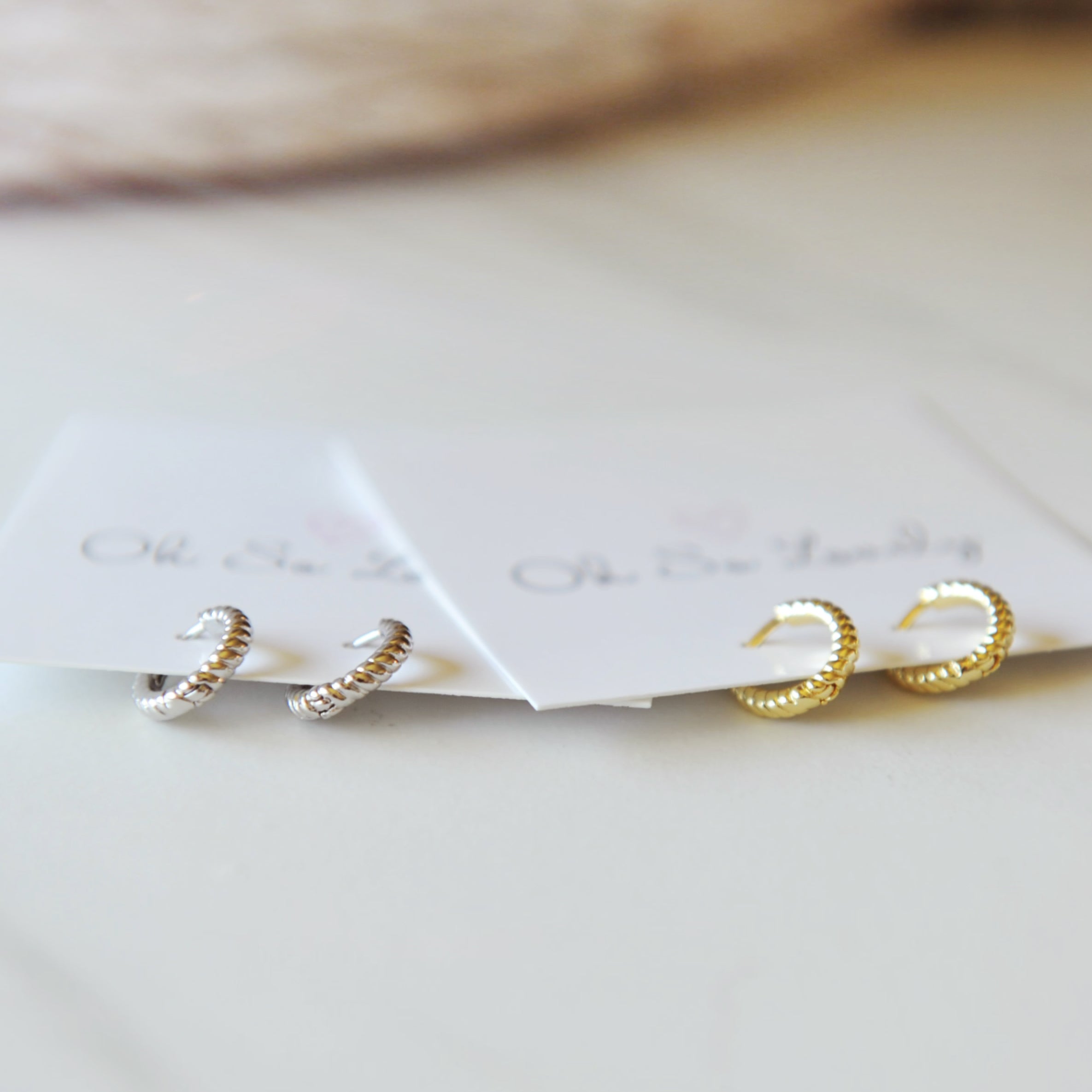Kya Twisted Hoop Earrings