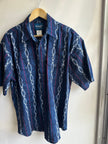 Vintage Men’s Blue Western Wrangler Shirt | Size Large