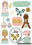 Karin Joan Die Cut Block Missees Collection 148x210mm 20 SH nr.03