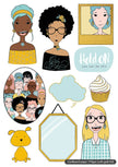 Karin Joan Die Cut Block Missees Collection 148x210mm 20 SH nr.03