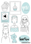 Karin Joan Die Cut Block Missees Collection 148x210mm 20 SH nr.03