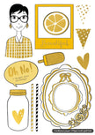 Karin Joan Die Cut Block Missees Collection 148x210mm 20 SH nr.03
