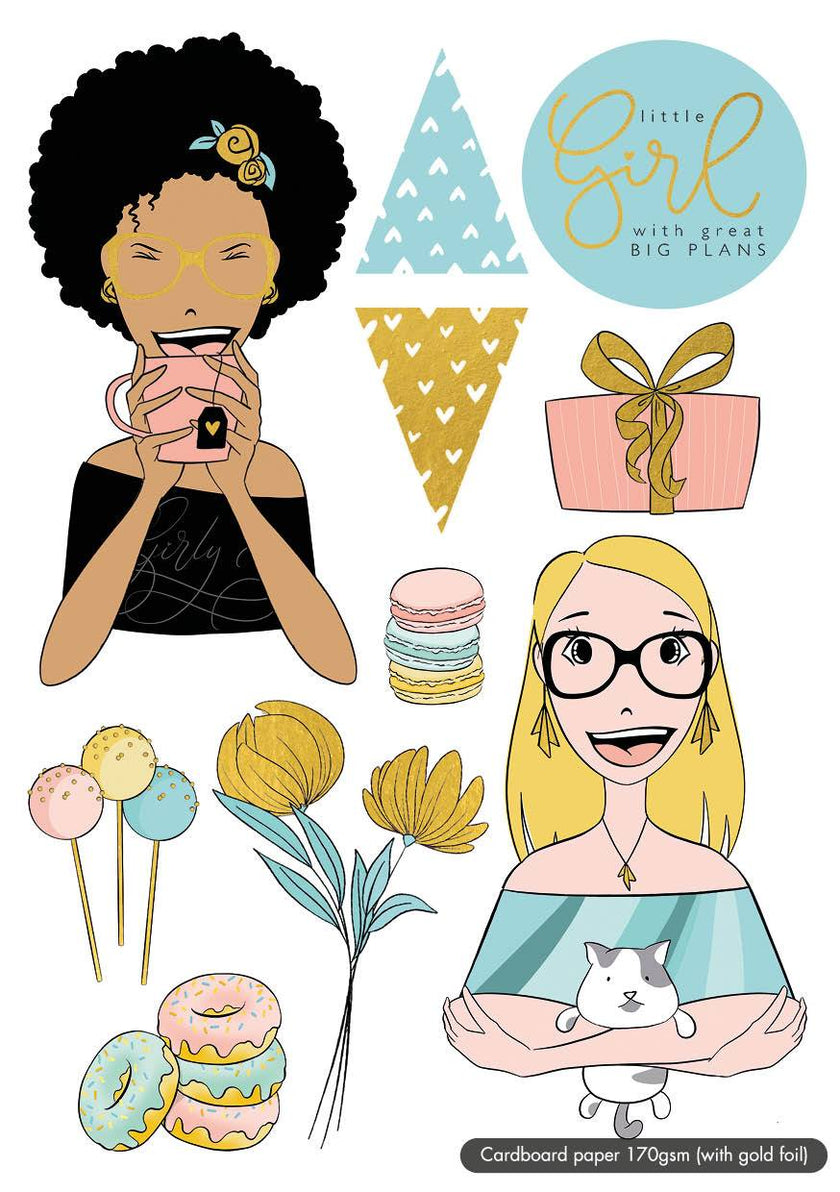 Karin Joan Die Cut Block Missees Collection 148x210mm 20 SH nr.03