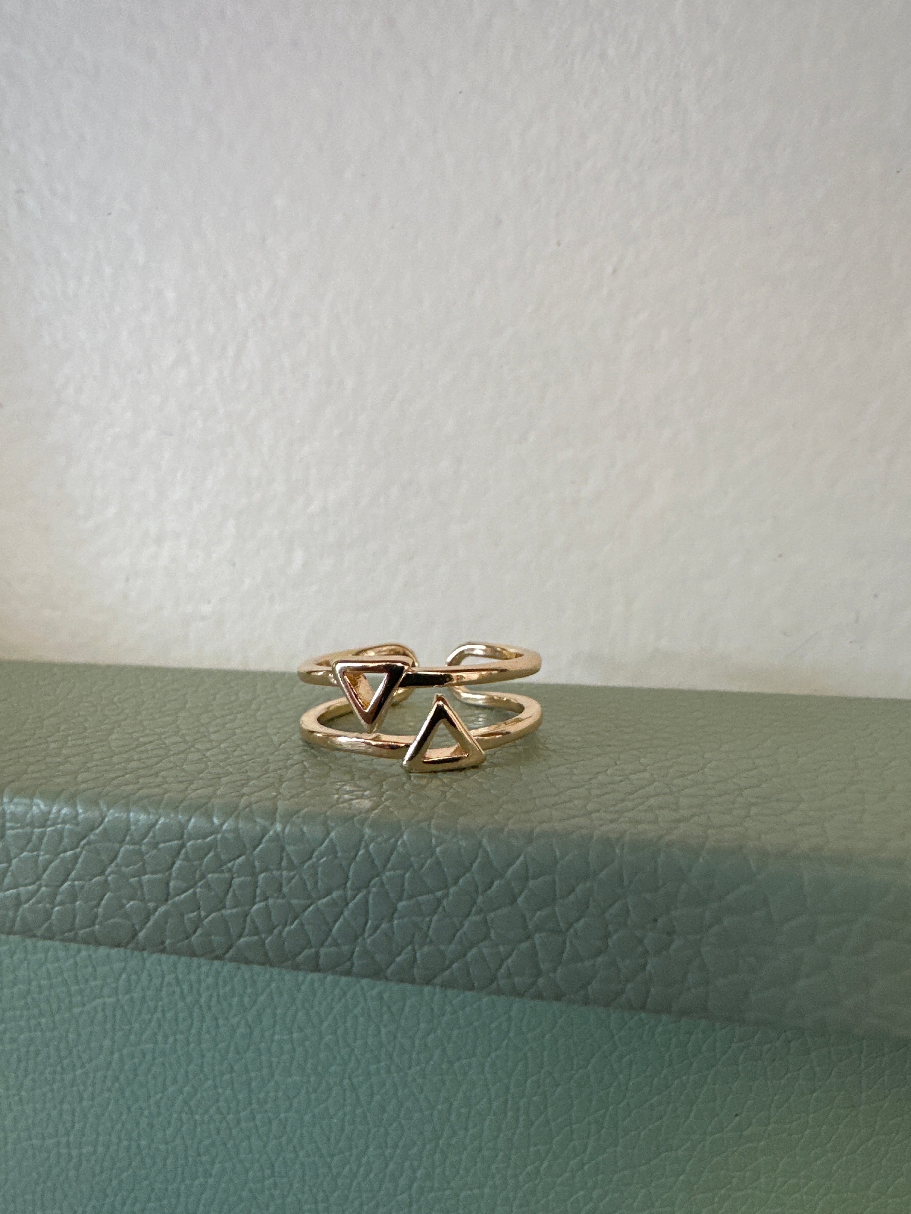 Standout Boutique Fire and Water Gold Ring