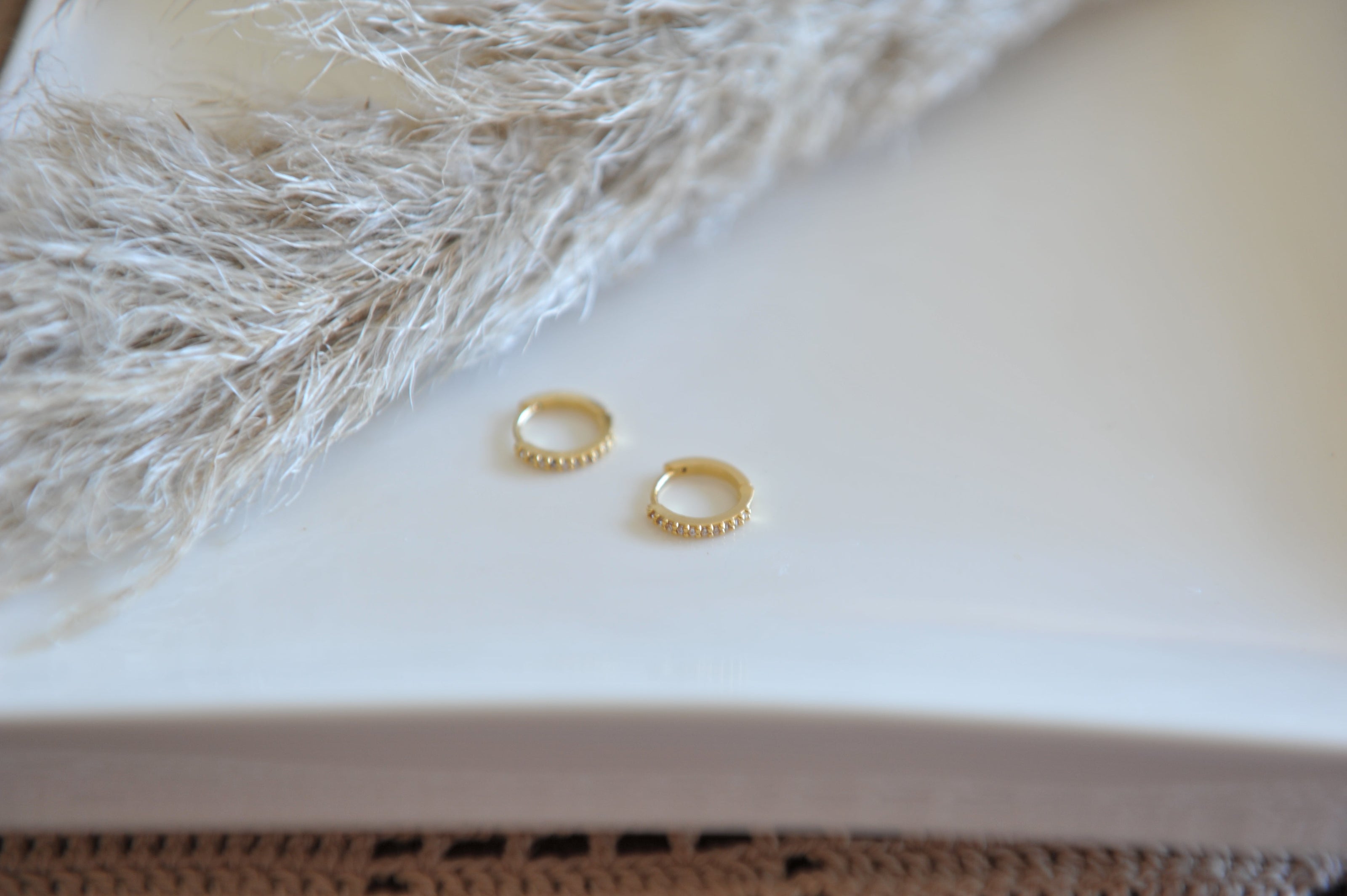 Grace Huggie Hoops