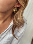 The River Studs In Gold And Silver