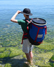 Darrell's Barrels 60L Canoe Barrel + Level Six Bad Hass Adjustable Barrel Harness Combo