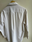 Vintage Classic Cotton Button-Up – Bright White | Size Small