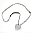 Chunky Wooden Heart Necklace