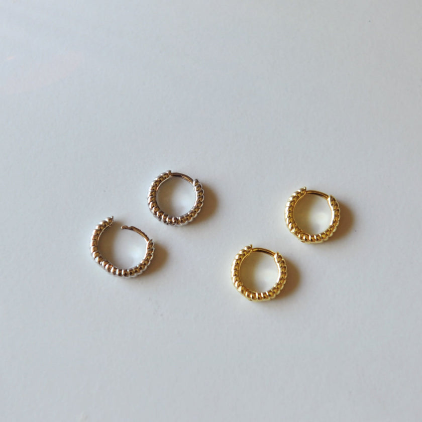 Kya Twisted Hoop Earrings