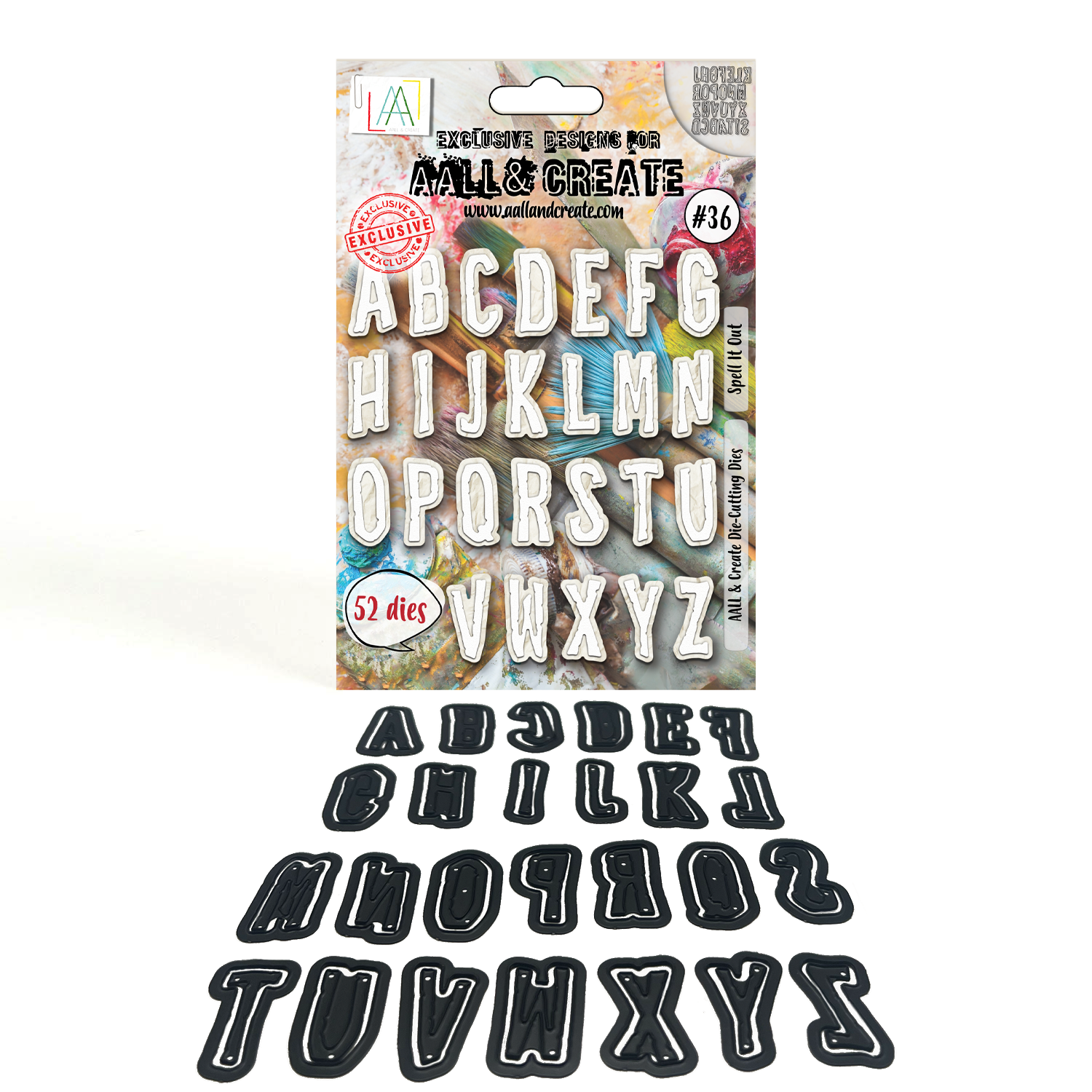 AALL and Create - Die-Cutting Die Set - Spell It Out