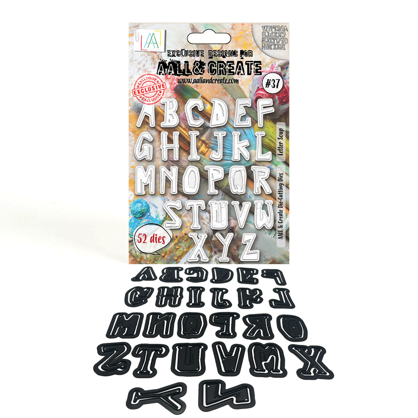 AALL and Create - Die-Cutting Die Set - Letter Soup