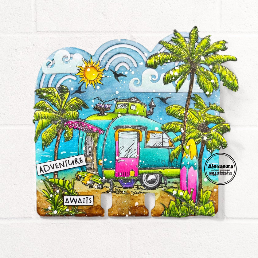 AALL and Create - Die-Cutting Die Set - Sunshine Splendour