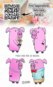AALL and Create - A6 Stamp Set - Bacon