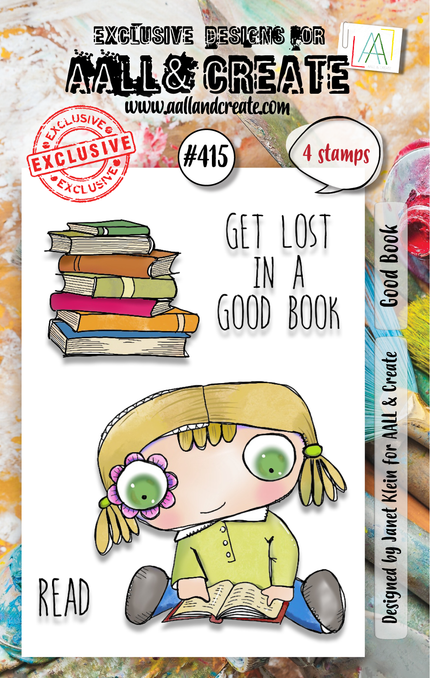AALL and Create - A7 Stamp Set - Good Book