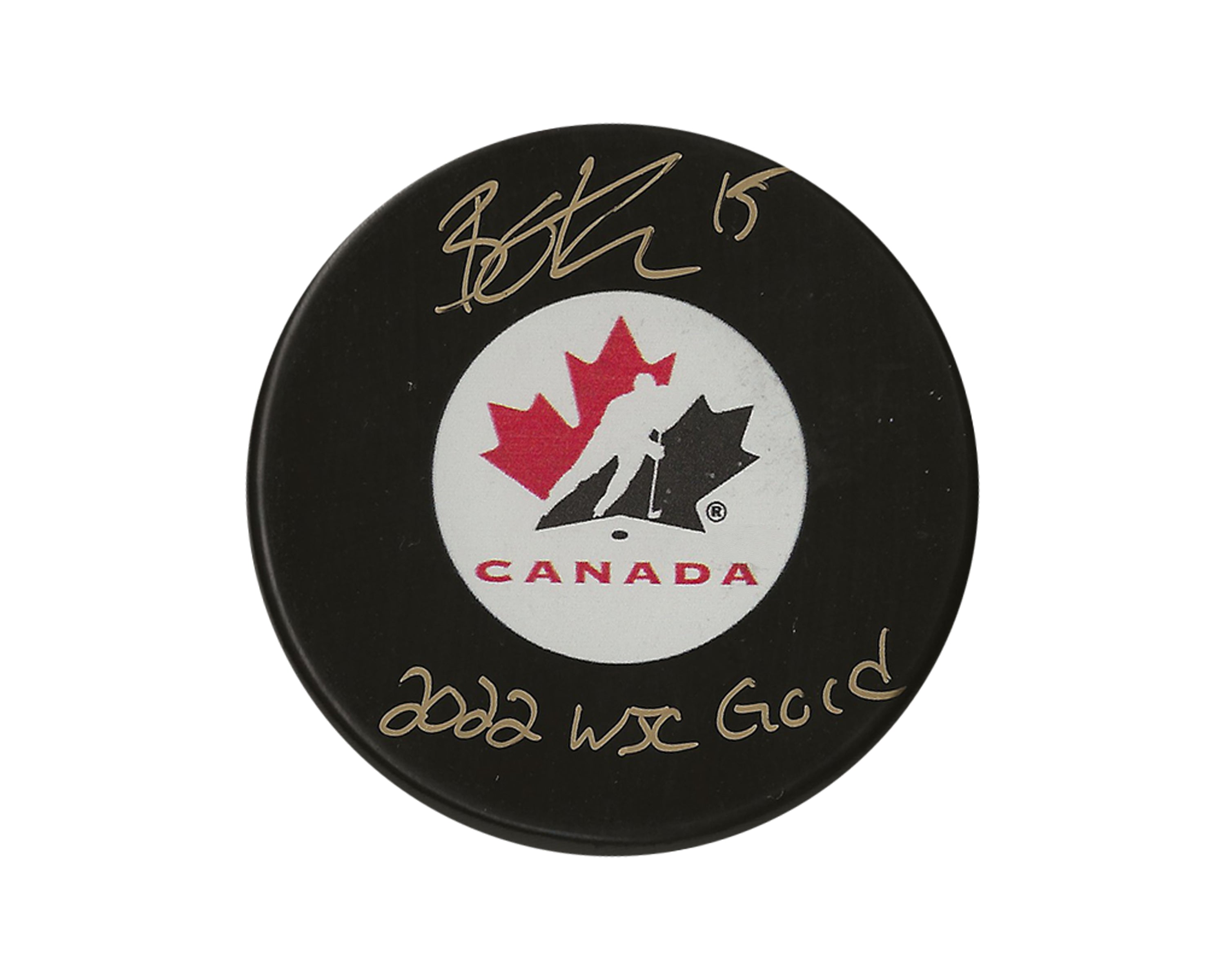 Brennan Othmann Autographed Team Canada Autograph Model Puck Inscribed 