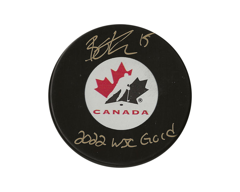 Brennan Othmann Autographed Team Canada Autograph Model Puck Inscribed 