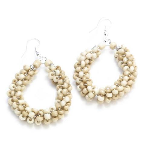 Beaded Loop Earrings