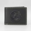 Men’s Cow Leather Wolf Embossed Bifold Wallet