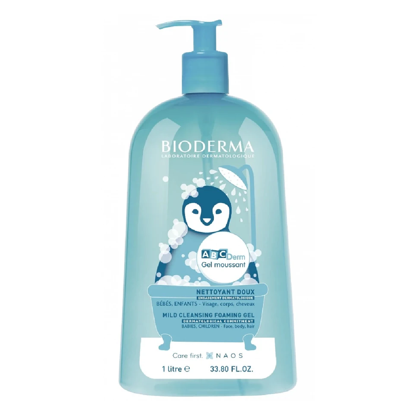 ABCDerm Mild Cleansing Foaming Gel, 1000ML