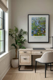 WATER LILIES, Oeuvre sur toile étirée
