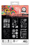 ABM Rub-Ons Lovely Prints, White Art By Marlene 6 Sheets