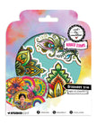 ABM Cling Rubber Stamp Ornament Trio Art by Marlene 3 Pieces