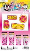 ABM Cutting Die Layered Word Banners Bold & Bright 100x160x1mm 1 PC nr.135